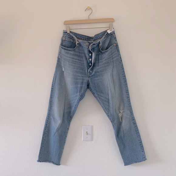 Levi's Denim - Levi’s 501 S Distressed Jeans